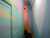 Droites Courbes Couloir : Peinture in situ par Anne-Flore Cabanis