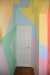 Droites Courbes Couloir : Peinture in situ par Anne-Flore Cabanis